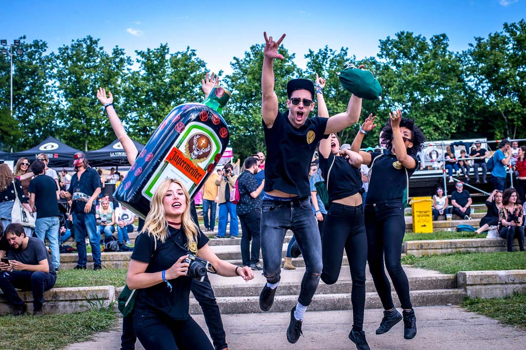 Jägermeister Crew en el parque Enrique Tierno Galván en Festival Tomavistas 2018